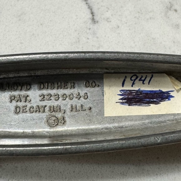 VINTAGE‎ LLOYD DISHER ALUMINUM KITCHEN ICE CREAM, MASHED POTATO SCOOP - Picture 2 of 5